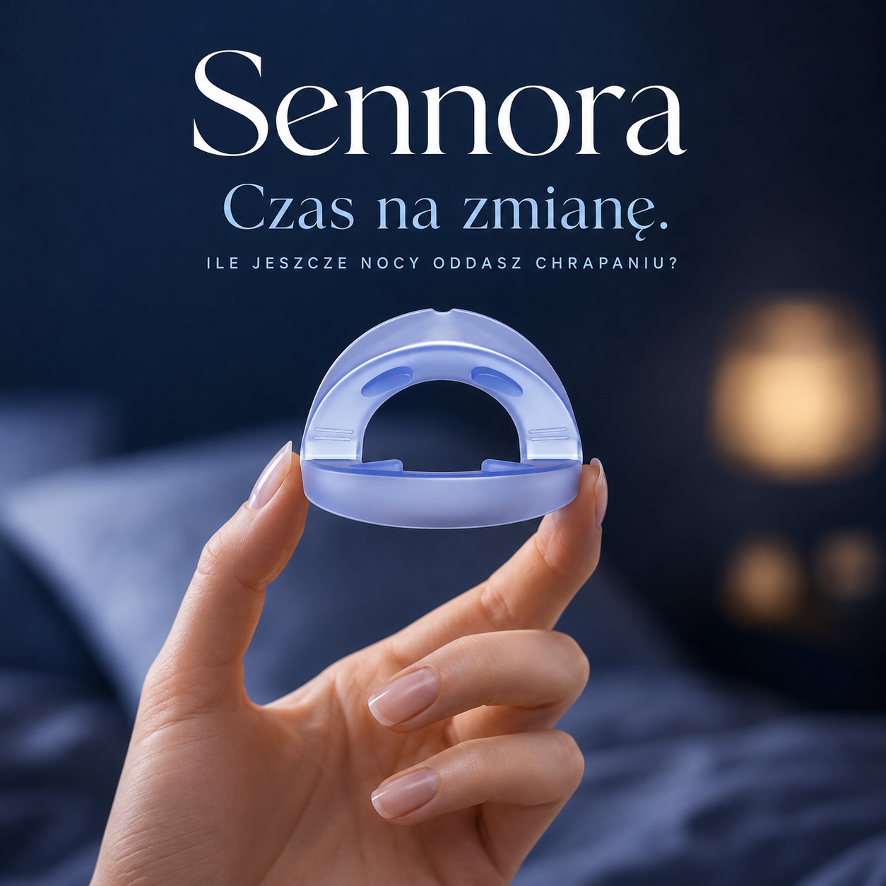 Sennora - Nakładka przeciw chrapaniu. Twoja ulga od pierwszej nocy.